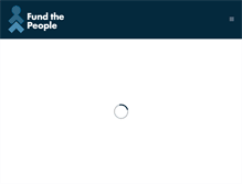 Tablet Screenshot of fundthepeople.org